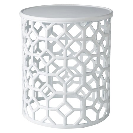Surya Hale White Accent Table